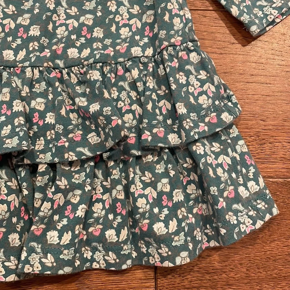 Baby Gap Girls Flowered Top Tunic - Size 3-6 months - 100% Cotton Baby Clothes